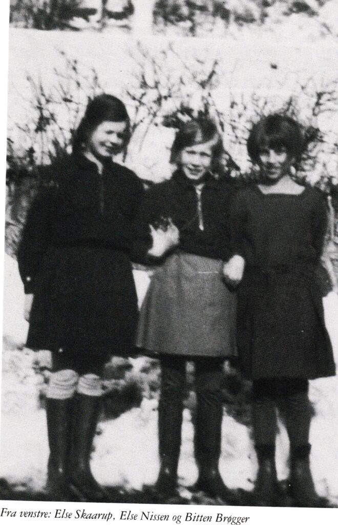 Foto fra ca. 1932 ved afslutning af 6. klasse