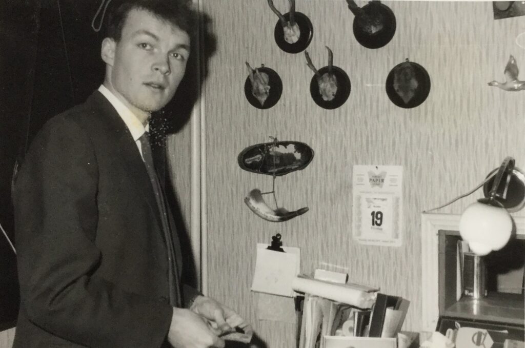 Lærer Carsten Godtfredsen, fysik- og historielærer på Realskolen 1956-69